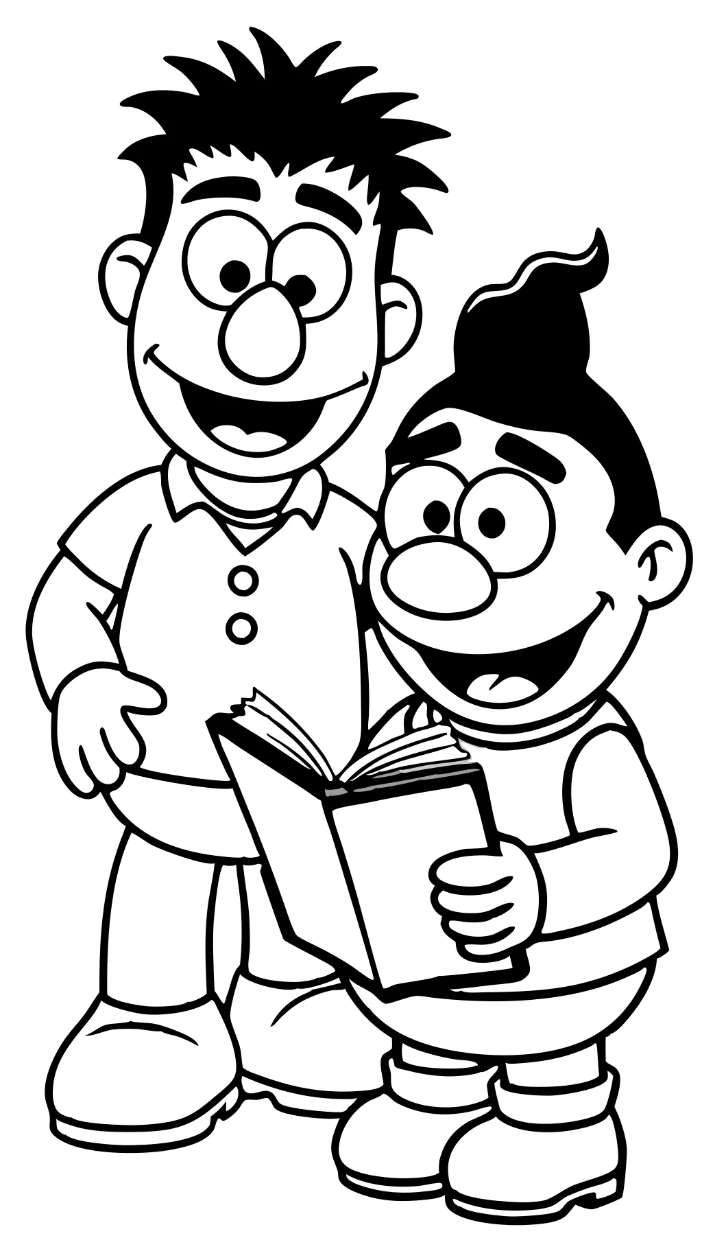 ernie and bert coloring pages